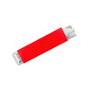 Reverse angled view of Encore EP-270 Tap-to-Open Safety Knife showing blade and red handle