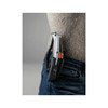 Encore EP-235 Self-Retracting Safety Utility Knife secured in belt clip holster on worker