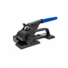 Angled view of the EP-3259 manual steel strapping tensioner with ergonomic handle for steel banding