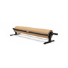 Angled view of EP-5920 Kraft Paper Dispenser loaded with brown kraft paper roll