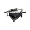 Angled view of EP-5955-24 Kraft Paper Crumpler Dispenser showing 24-inch roll support and idler system