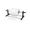 EP-730 Heavy Duty Poly Tubing Roll Dispenser dispensing clear tubing from heavy-duty roll holder