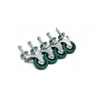 E-6420-04 four-pack caster set with green wheels for EP-5810 and EP-5815 carton stands