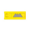 Encore E120B Steel Strapping Cutter Blade in yellow storage dispenser
