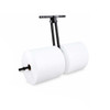 Angled view of Encore EP-6000D Wall-Mount Bubble Wrap & Foam Roll Dispenser with dual foam rolls