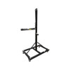 Angled view of Encore EP-6220S Mobile Floor Bubble Wrap and Foam Roll Dispenser with caster wheels