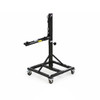 Front view of Encore EP-6220S Mobile Floor Bubble Wrap and Foam Roll Dispenser on wheeled steel base