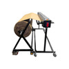 Encore EP-6495 Industrial Heavy-Duty Automatic Sheet Cutter and Roll Dispenser feeding corrugated material from a large roll