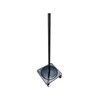 Angled view of EP-742 Economy Poly Bag & Tubing Dispenser with vertical spindle