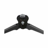 Encore EP-1820 front action steel strapping sealer showing single notch sealing head, central pivot bolt, and heavy-duty black steel handles