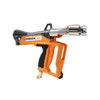 Ripack 3000 propane shrink wrap heat gun side view with ergonomic handle and burner