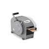 BP-333 Plus manual water-activated tape dispenser, left front angled view showing tape length selector and handle