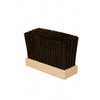 BP-555 replacement water brush with dense dark bristles and wood base, right angled view