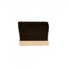 BP-555 replacement water brush with dense dark bristles and wood mounting block, front view