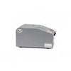 Wolverine MI-GTDE76 electronic water-activated tape dispenser, side view showing digital display, keypad, and dispensing area