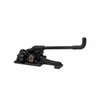 Rear angled view of Encore EP-1500 manual windlass tensioner featuring heavy-duty metal construction, winding mechanism, and long leverage handle for tightening steel banding