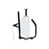 Front view of the EP-890 Hand Stretch Film Roping Dispenser with stretch film roll and integrated film roping attachment