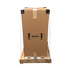 Corner Spike Tie-Off Tools installed on a palletized carton to secure stretch film, rope, or twine for stable load containment