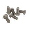 Stainless steel hex bolts with fully threaded shafts for industrial fastening applications