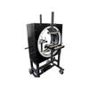 EP-6700-25 Motorized Orbital Ring Wrapper Machine with adjustable support rollers for wrapping long and oversized products