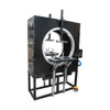 EP-6700-48-DX Deluxe Motorized Orbital Ring Wrapper Machine with tilting roller tables for improved loading and wrapping of long products