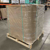 Industrial pallet wrapped with 18" x 1500' 65 Gauge cast hand stretch film to protect and stabilize products during transport