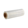 Side view of 18-inch 1500-feet 80 Gauge Blown Hand Stretch Film with cardboard core for manual pallet wrapping