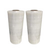 Two rolls of 20" x 5000' 80 Gauge Cast Machine Stretch Film for high-volume pallet wrapping
