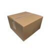 Corrugated cardboard shipping box sealed with clear hot melt carton sealing tape 2 inch x 110 yard 1.9 mil