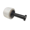 3-inch x 1000-foot 80 gauge mini stretch film mounted on a reusable hand dispenser for fast manual wrapping