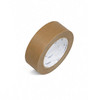 Flat Back Packaging Tape, 2" x 60 yd, three-quarter angled view of brown tape roll