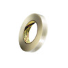 Angled product view of 3M Scotch 898 filament strapping tape, 1 inch x 60 yards, with clear reinforced tape and branded core