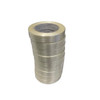 Stack of 1" x 60 yd filament strapping tape roll showing fiberglass reinforcement strands