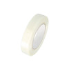 Three-quarter view of 1" x 60 yd clear filament strapping tape roll for bundling and package reinforcement