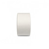 White shrink wrap preservation tape roll shown from the side