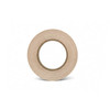 2" x 180' white shrink wrap repair tape with pinked edge – front view showing roll and core