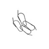 2 1/2" Steel Tag Attachment Clips for Industrial Tagging