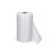 Upright 1/2" x 48" x 250' heavy-duty air bubble roll with protective cushioning material unrolled