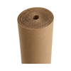 72" x 250' A-Flute single face corrugated paper roll shown upright with visible corrugated layers