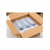 Glass vials protected in a self-seal 3/16" bubble pouch inside a cardboard shipping box