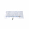 Clear 3/16" self-seal bubble pouch with adhesive closure protecting glass vials