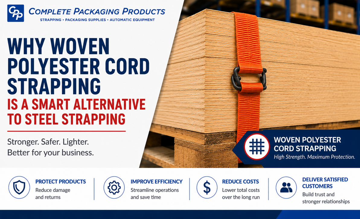 Why Woven Polyester Cord Strapping Is an Excellent Alternative to Steel Strapping
