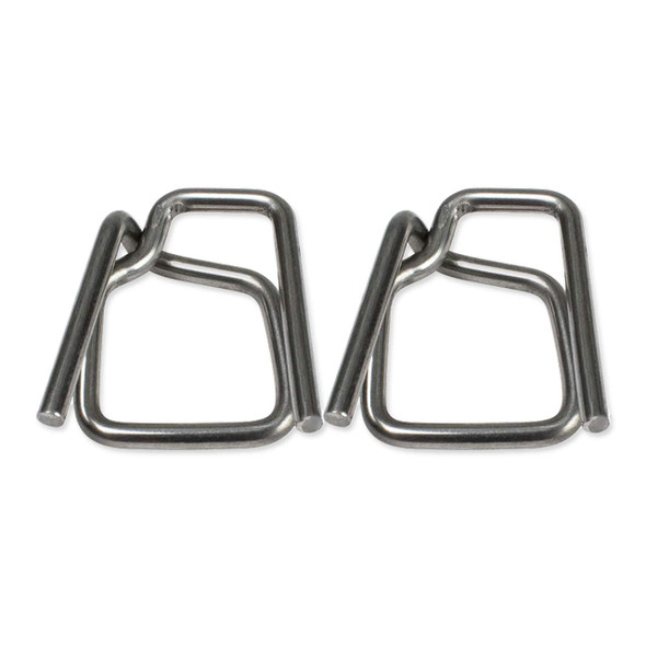 Encore P12WB2-GA 1/2” Galvanized/Clear Wire Buckles - 2082