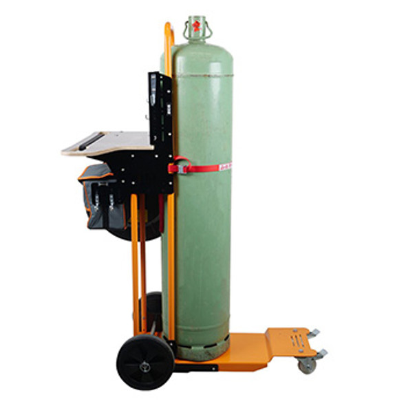 Ripack 932+ V.03 Gas Bottle Trolley with shelf and 49' Hose Reel- 3577