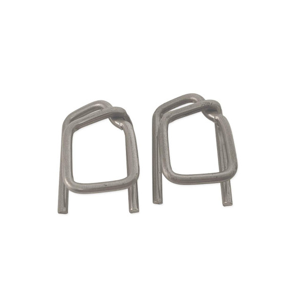 5/8" Notched Phosphate Wire Strapping Buckles - 2080