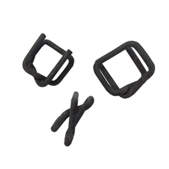5/8" HD Notched Phos Wire Strapping Buckles 5/8" HD Notched Phos Wire Strapping Buckles