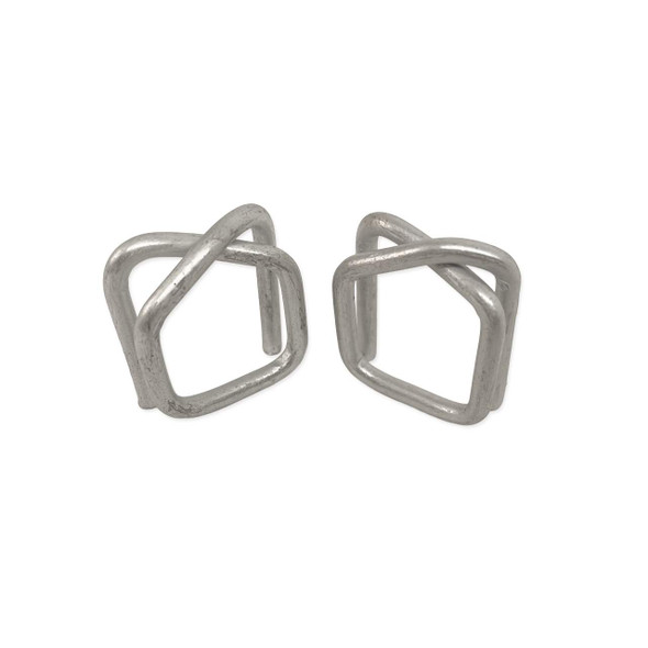 3/4" Galvanized Steel Strapping Buckles - 2083