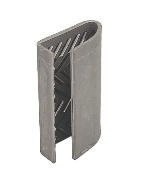 5/8" x 1-1/4" Serrated Semi-Open Strapping Seals – Galvanized Steel, PP/PET Compatible, 1000/Box