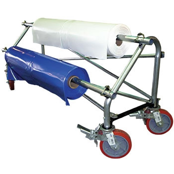 Mobile Shrink Wrap Storage Rack