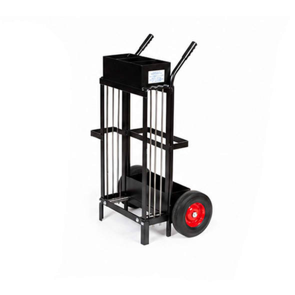MIP-6850 Heavy-Duty Multi-Coil Steel Strapping Dispenser Cart for Ribbon Wound Coils – 3/4"–2" Strap Capacity